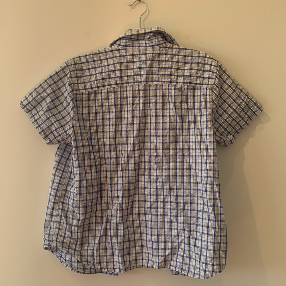 Disney XL Blue Blouse Winnie the Pooh  Button Down T-Shirt - Picture 6 of 7